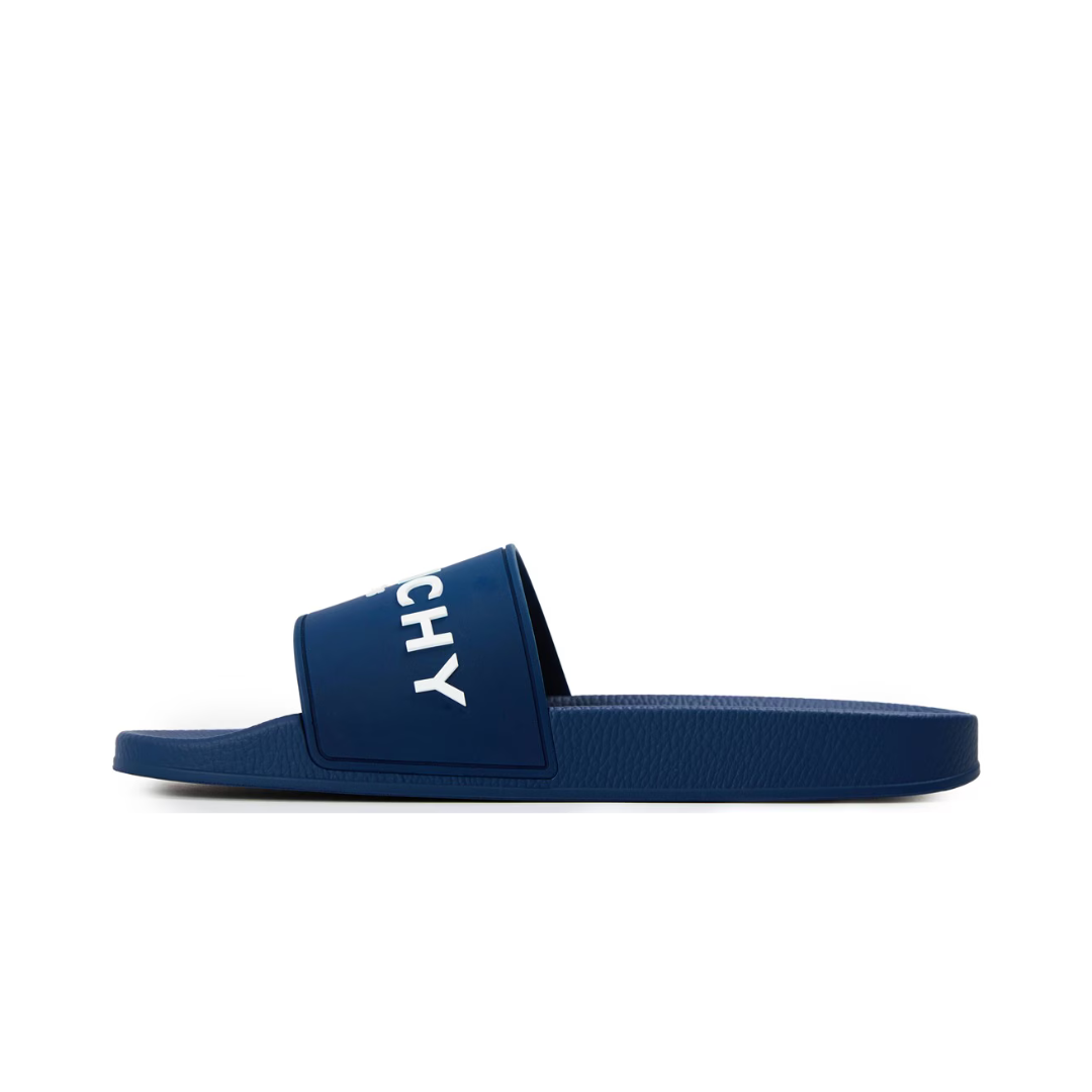 GIVENCHY LOGO SIGNATURE SLIDE BLUE