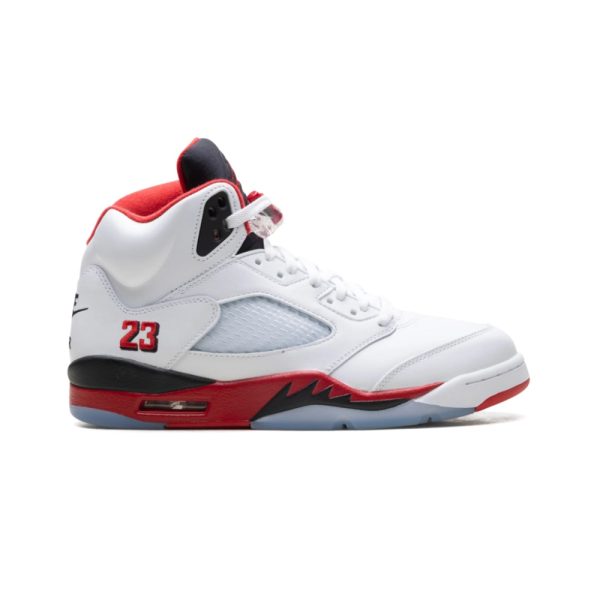 Air Jordan 5 “Fire Red – Black Tongue (2025)”